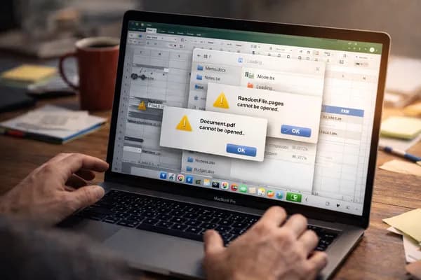 Excel problem opening files